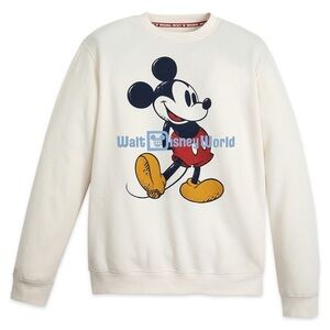 Disney Parks Walt Disney World Cream Sweatshirt Pullover